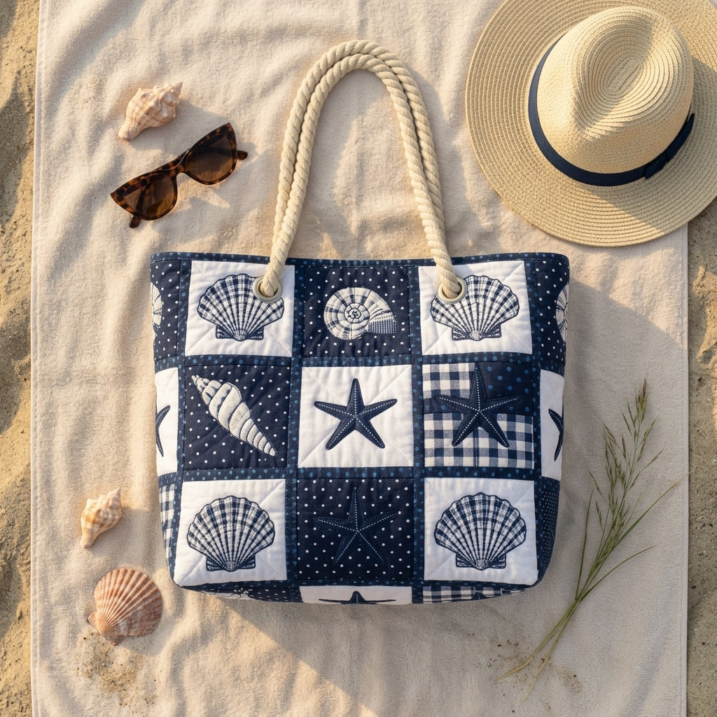 Etta | Serenity of Shells Beach Bag
