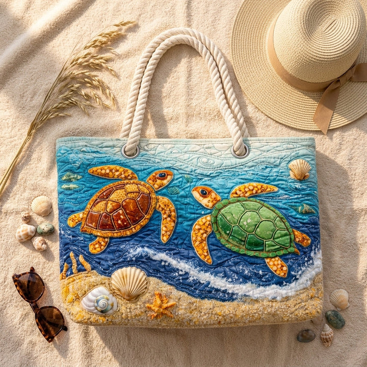 Wren | Tropical Turtle Beach Bag