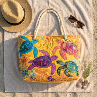 Rose | Coral Turtle Dream Beach Bag
