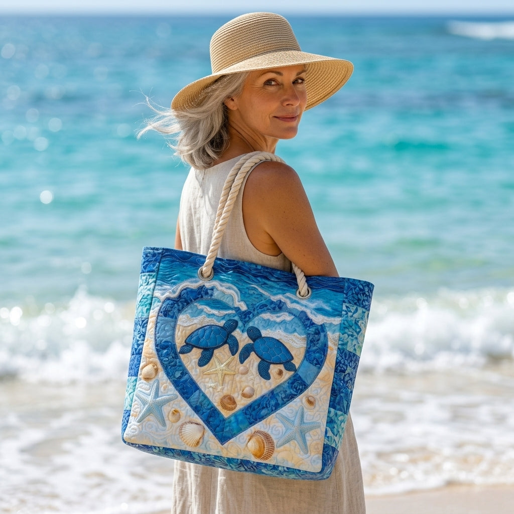 Edith | Turtle Serenity Beach Bag