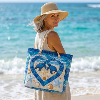Edith | Turtle Serenity Beach Bag