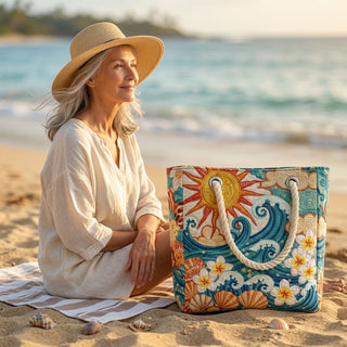 Cora | Warm Halo Beach Bag