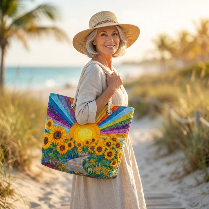 Daphne | Rainbow Sun Beach Bag