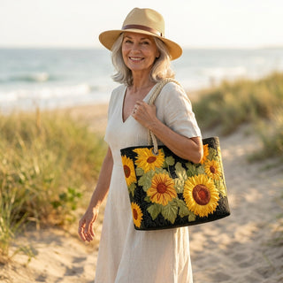 Minnie | Sunflower Beach Bag