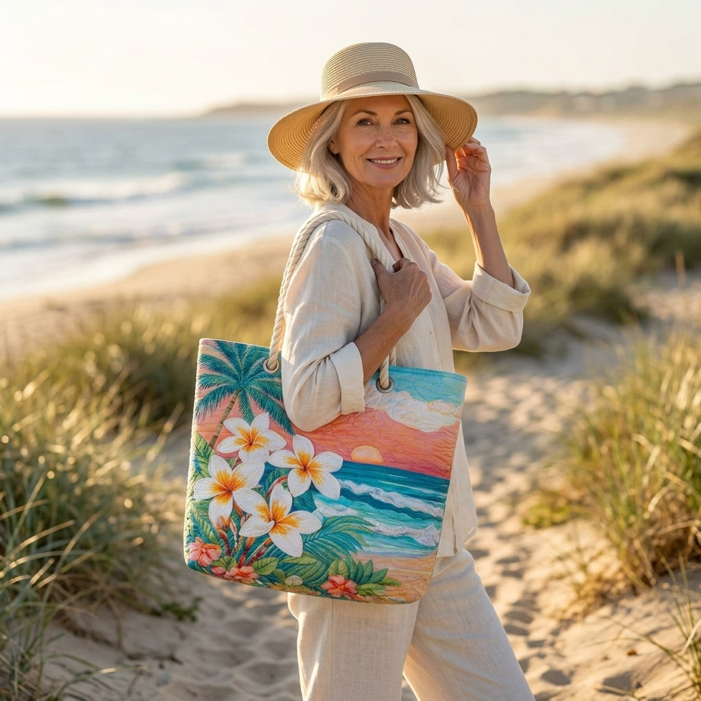 Agnes | Tropical Spirit Beach Bag