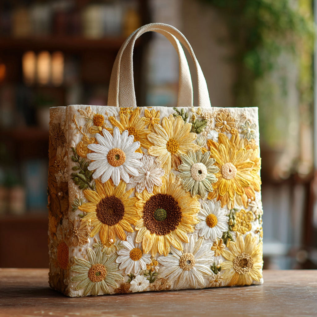 Bernadette | Sunshine Meadow Sunflower Tote