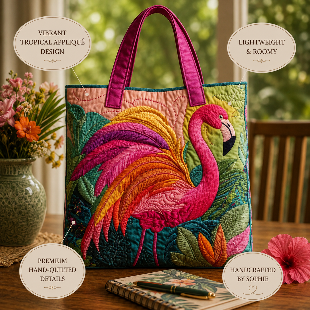 Ursula | Rainbow Flamingo Tote