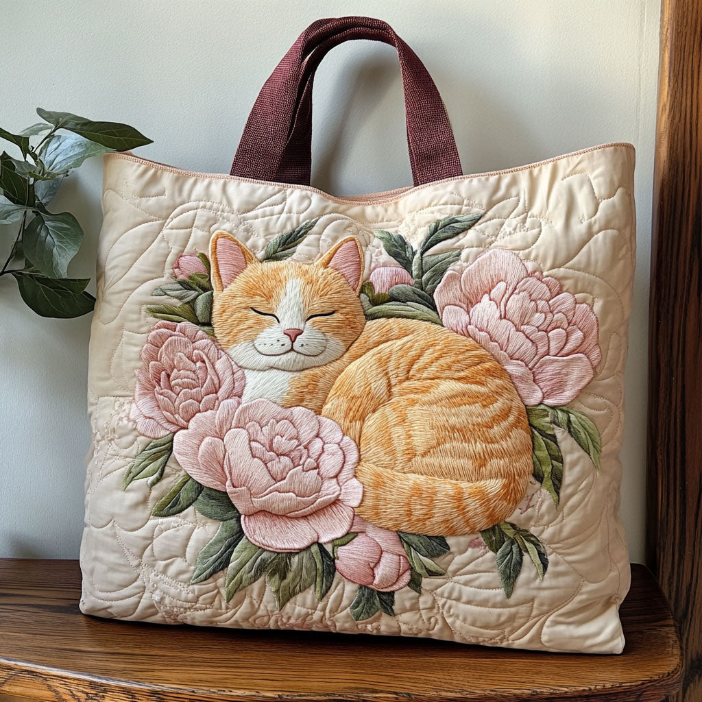 Xenia | Peony Cat Tote