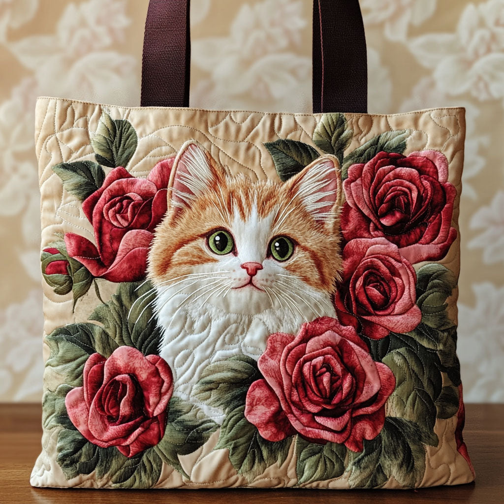 Frances | Floral Cat Tote