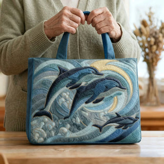 Yolanda | Artisanal Bag - Ocean Dolphin Tote