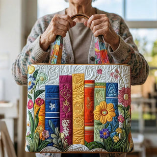 Noelle | Artisanal Bag - Floral Library Tote