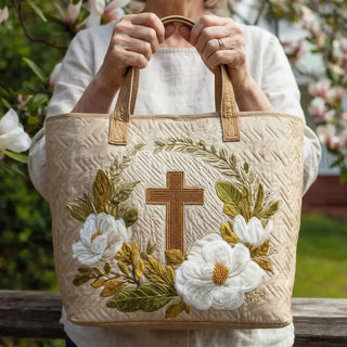 Bernadette | Artisanal Bag - Sacred Cross Tote