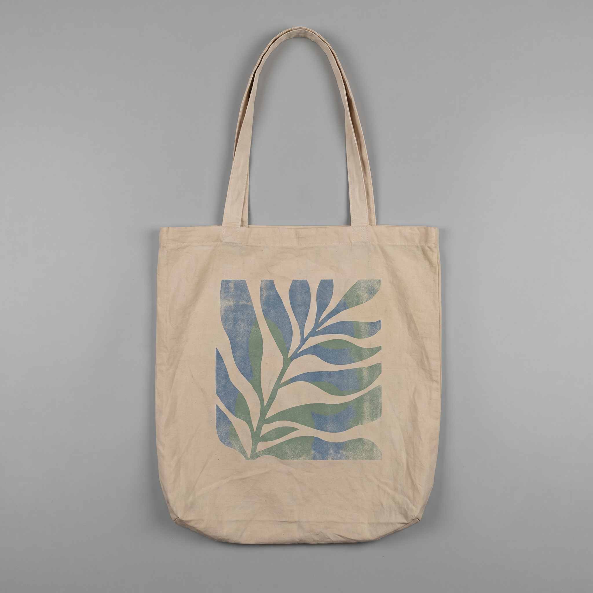 Mass produced printed tote bag